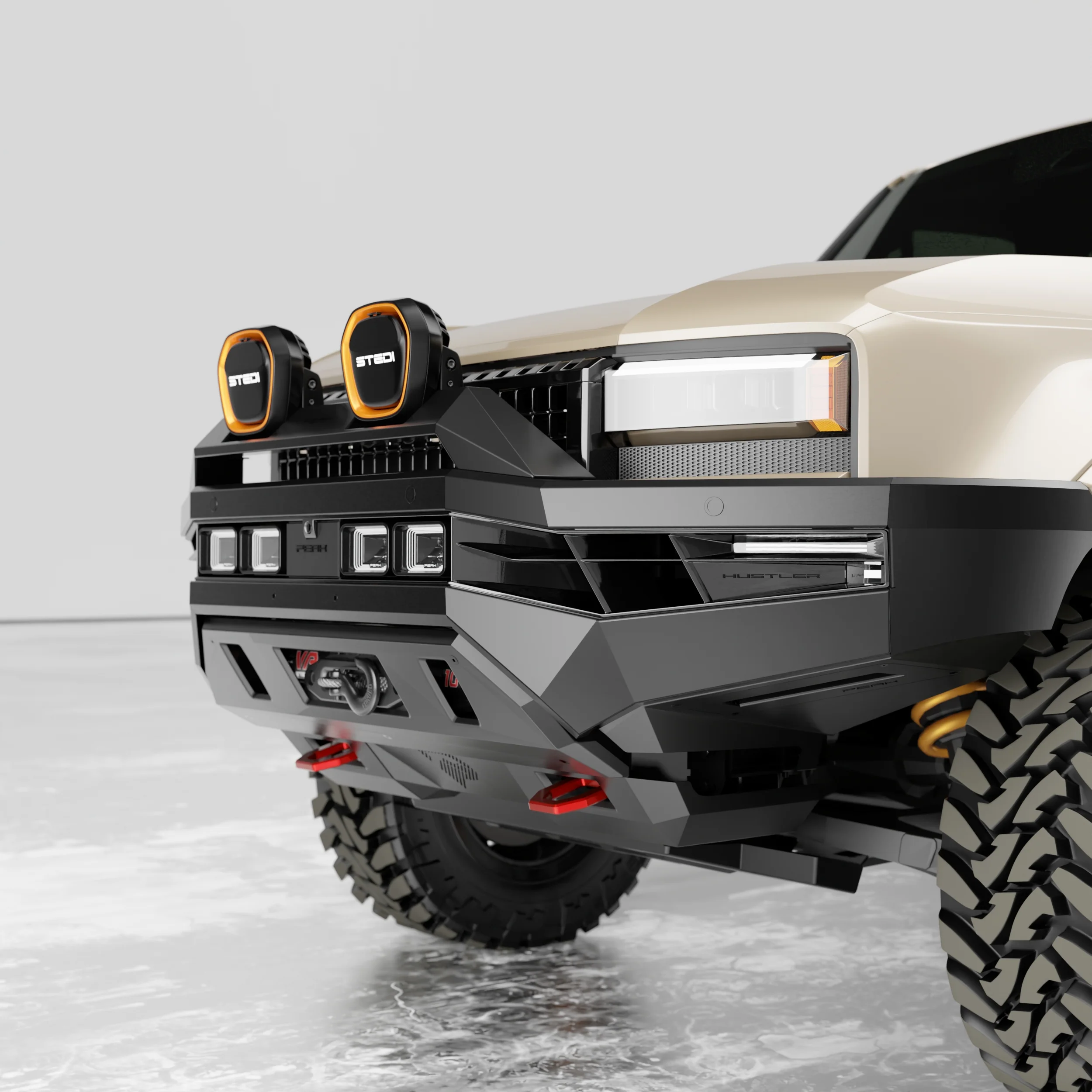 PEAK LC1 Hustler Bull Bar for Toyota Landcruiser Prado 250 | Dakar - Type X EVO - Image 8