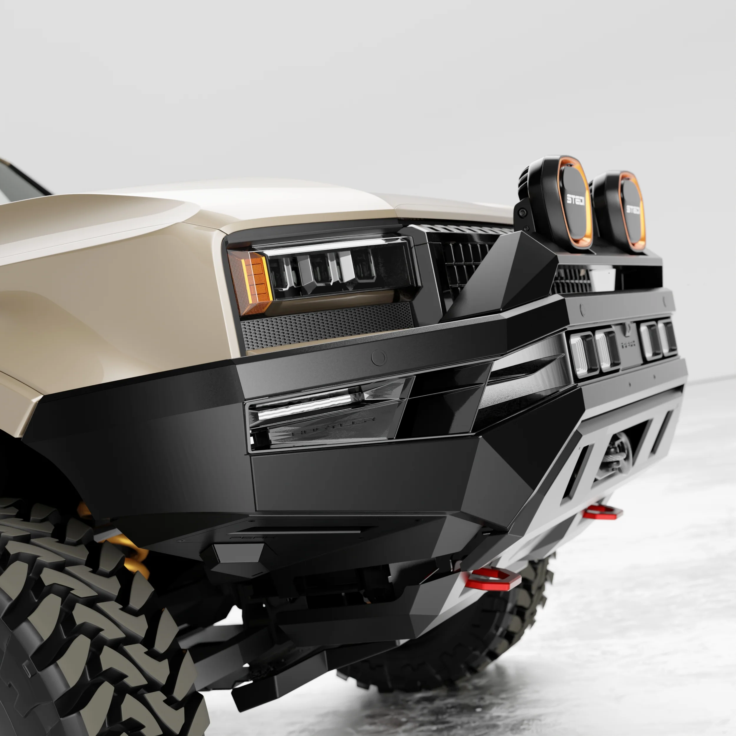 PEAK LC1 Hustler Bull Bar for Toyota Landcruiser Prado 250 | Dakar - Type X EVO - Image 9