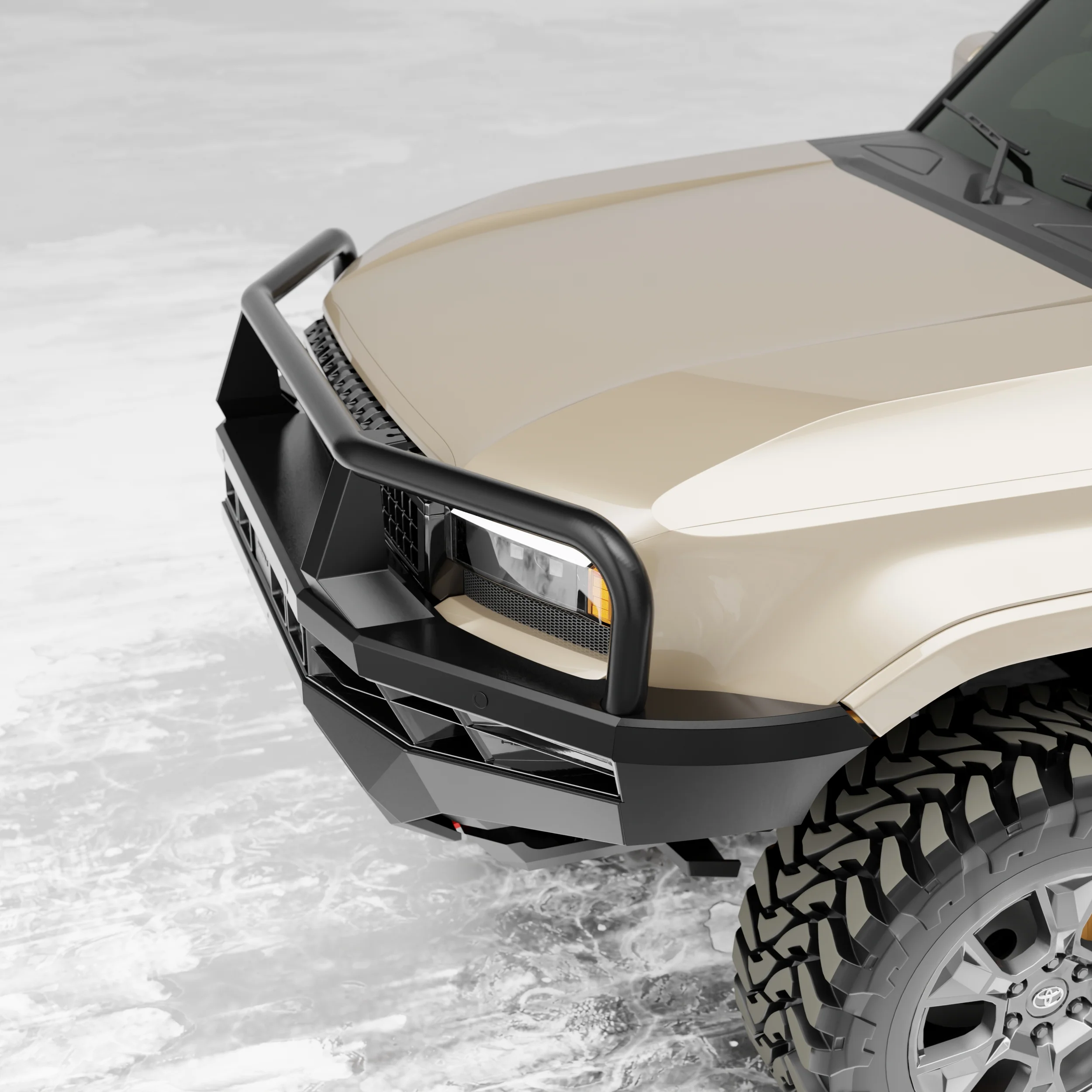 PEAK LC1 Hustler Bull Bar for Toyota Landcruiser Prado 250 | Triple Loop - Image 7