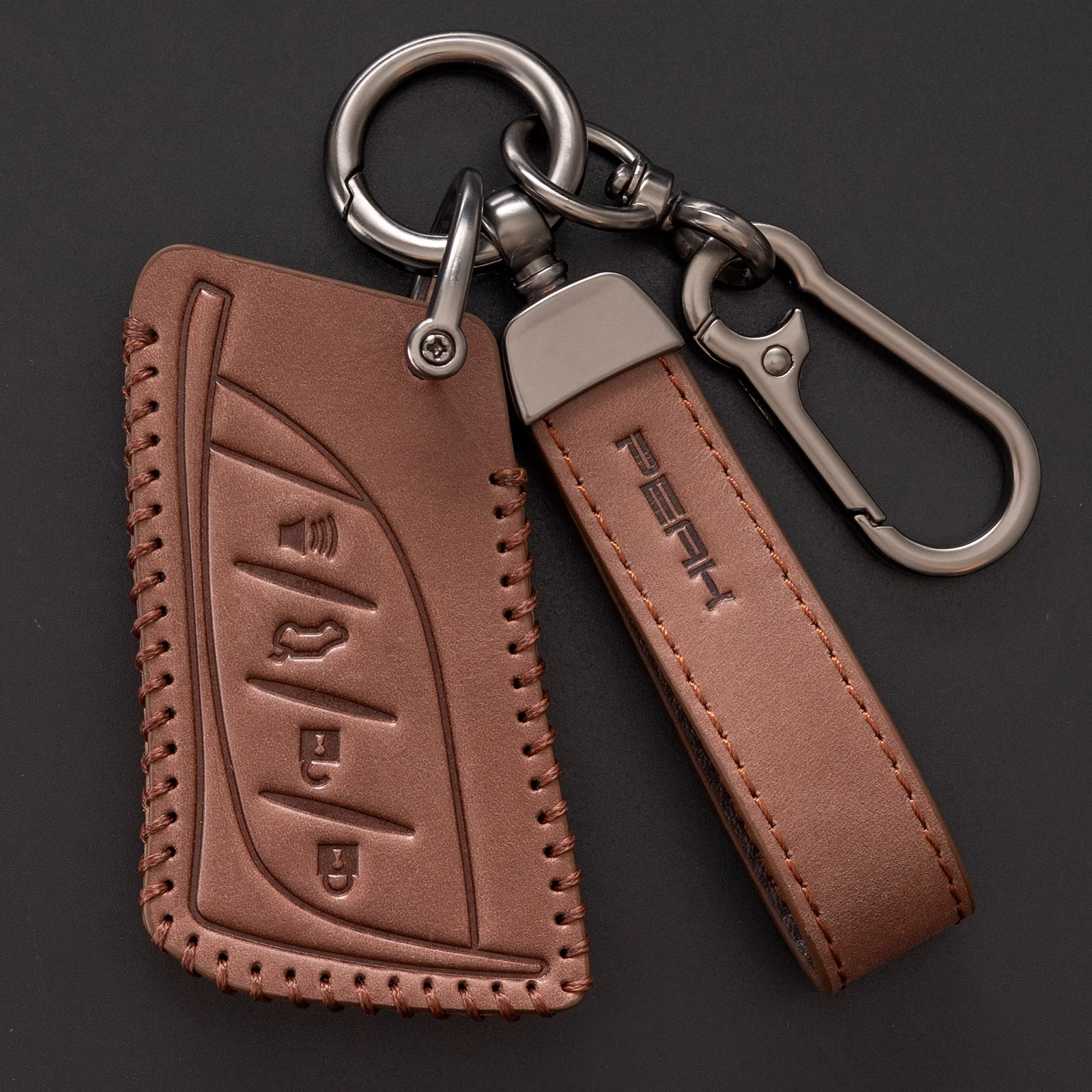 PEAK Leather Key Case for Lexus GX550 - Image 4