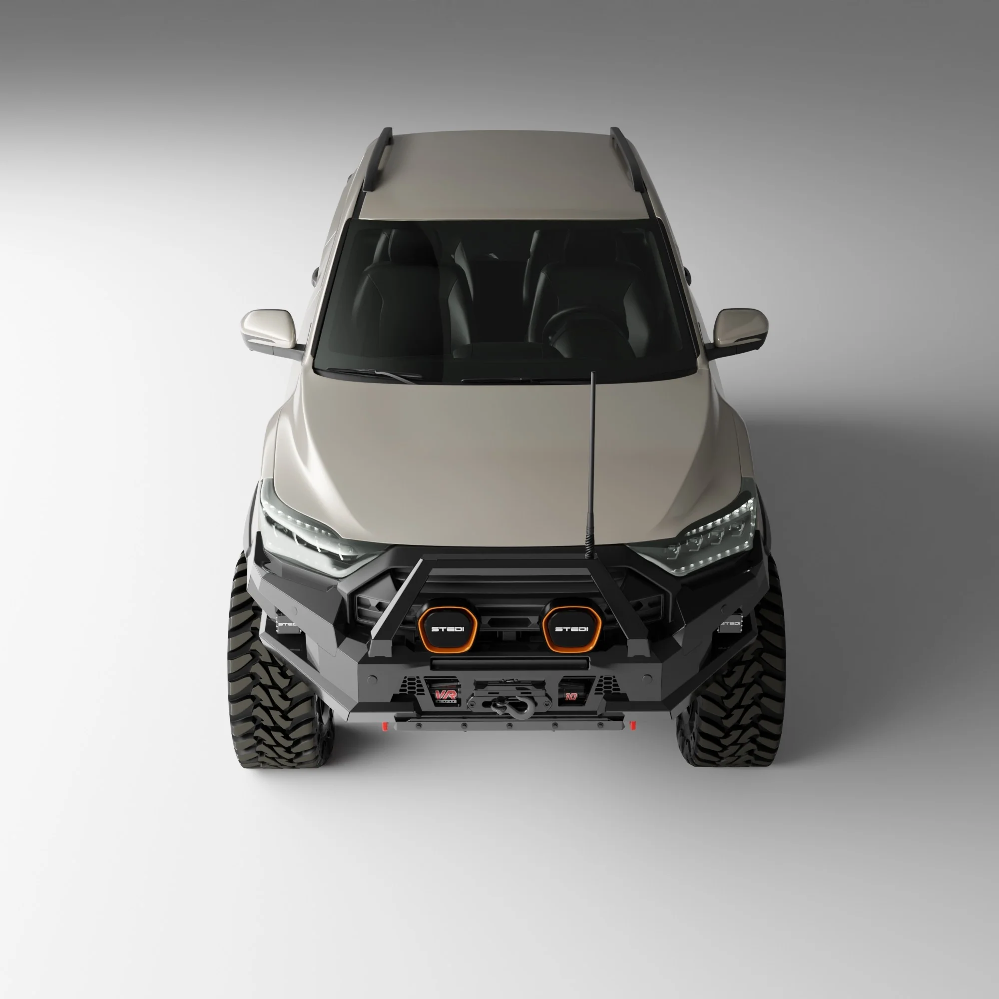 PEAK R1 NightHawk Steel Bull Bar For KGM SsangYong Musso Ultimate 2025+ (Single Loop) - Image 8