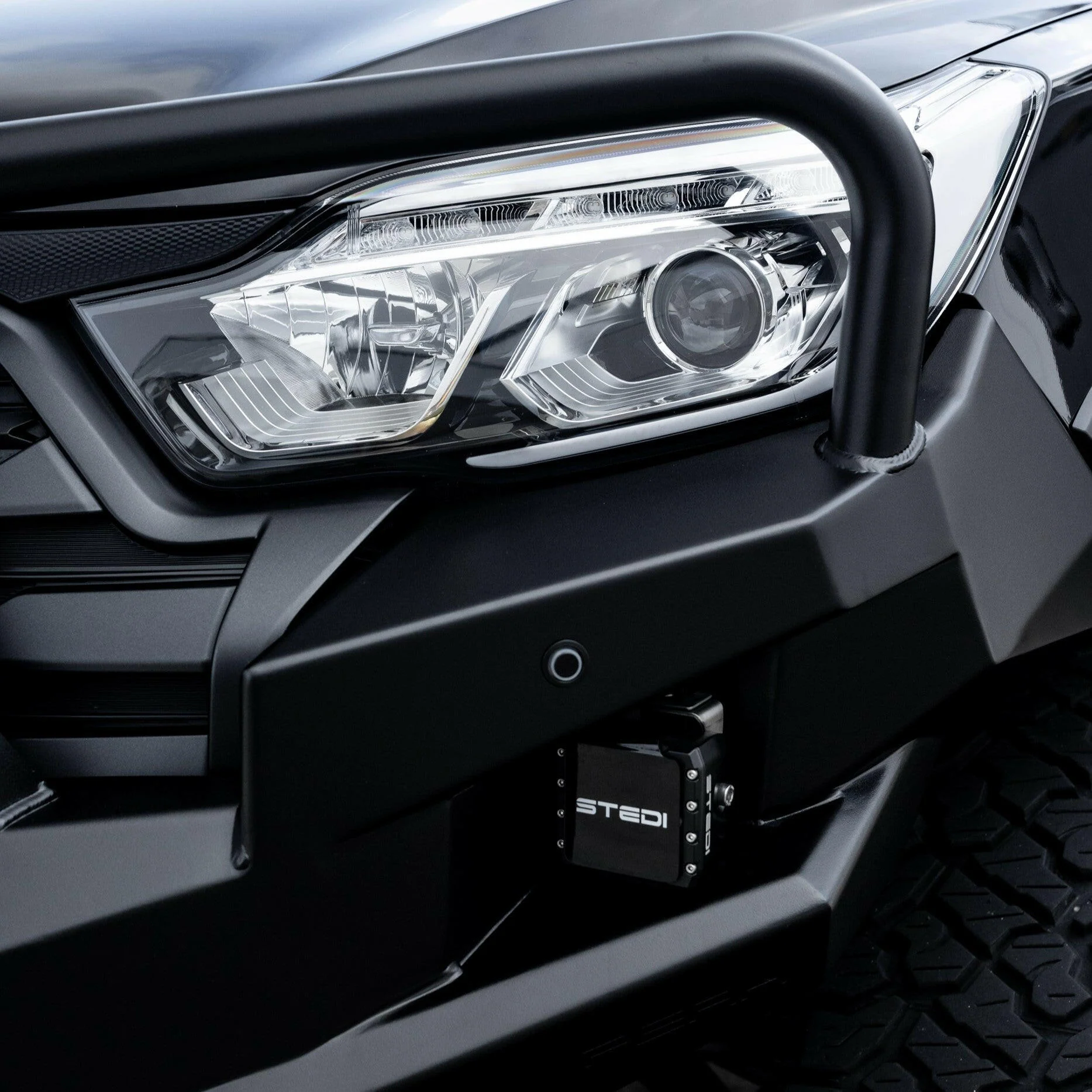 PEAK M1 NightHawk Steel Bull Bar For KGM SsangYong Musso (Triple Loop) - Image 28