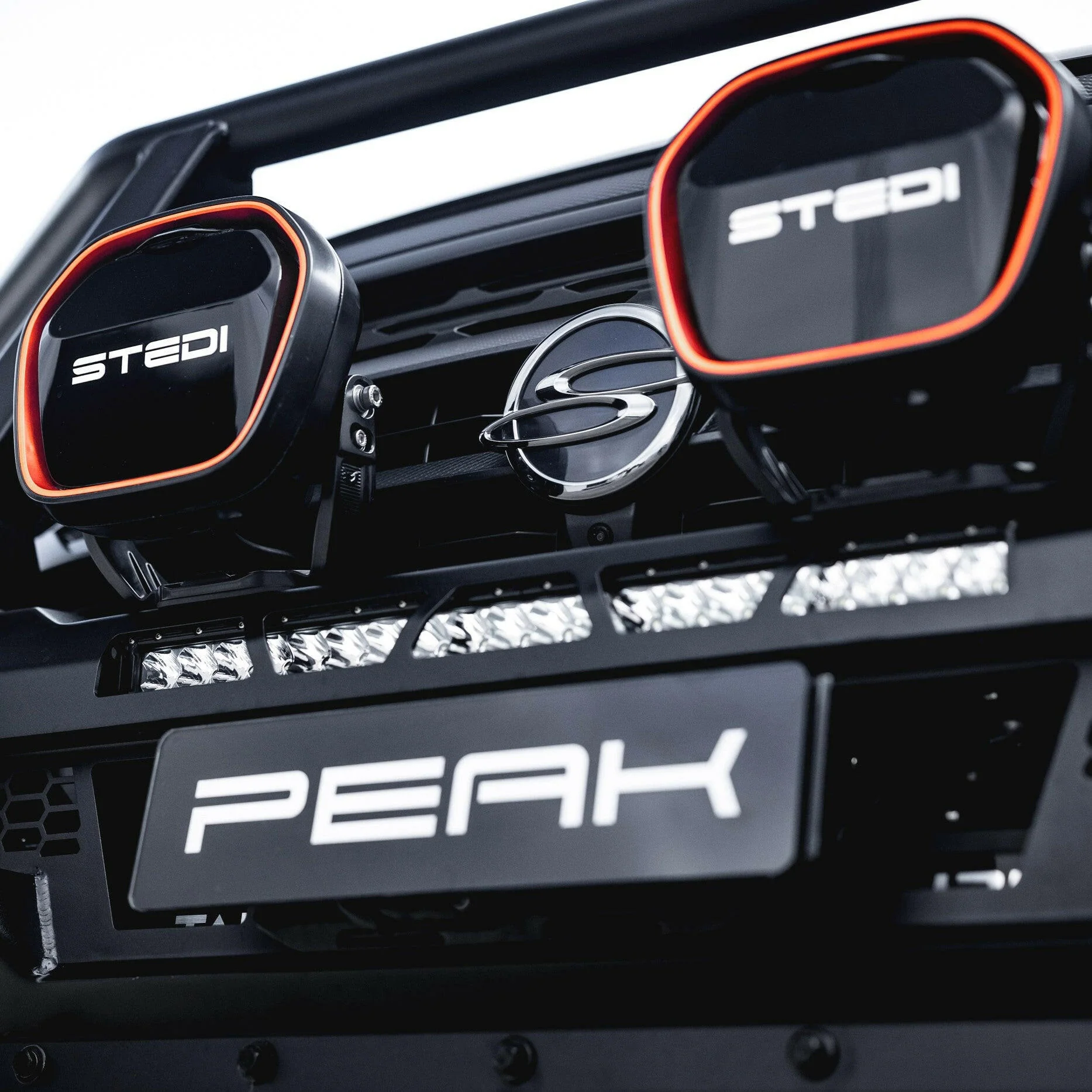 PEAK M1 NightHawk Steel Bull Bar For KGM SsangYong Musso (Triple Loop) - Image 31