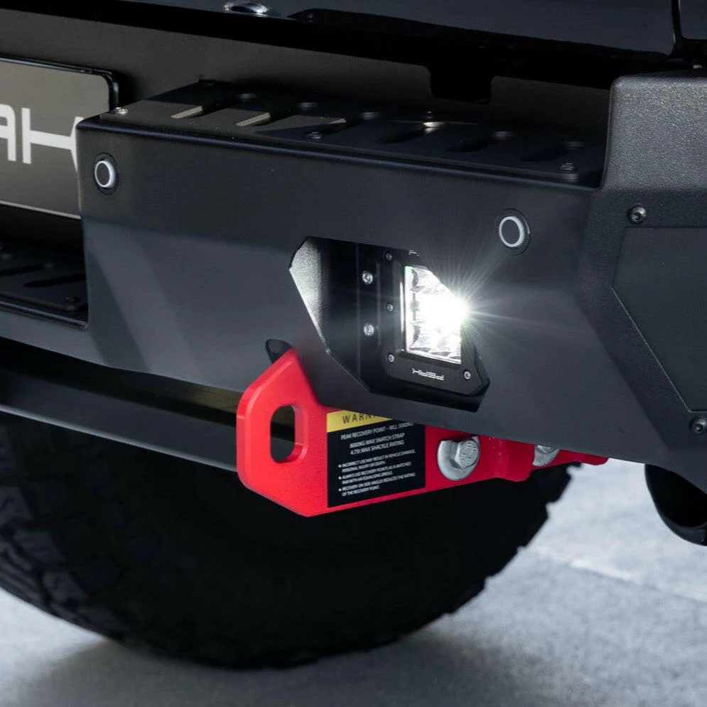 PEAK Nighthawk Steel Rear Bumper with 3500kg TowBar & Recovery Points for KGM SsangYong Musso - Image 10