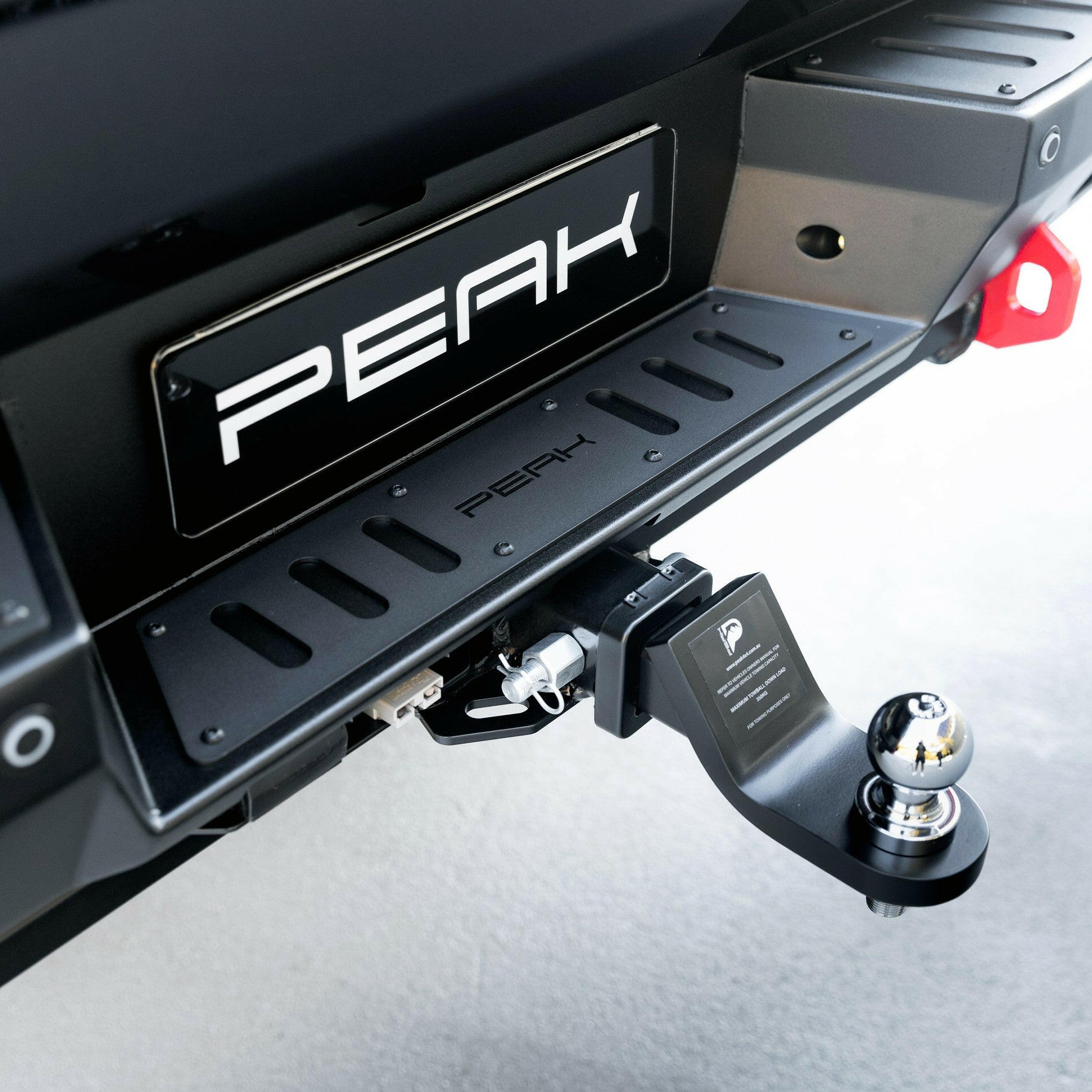PEAK Nighthawk Steel Rear Bumper with 3500kg TowBar & Recovery Points for KGM SsangYong Musso - Image 7