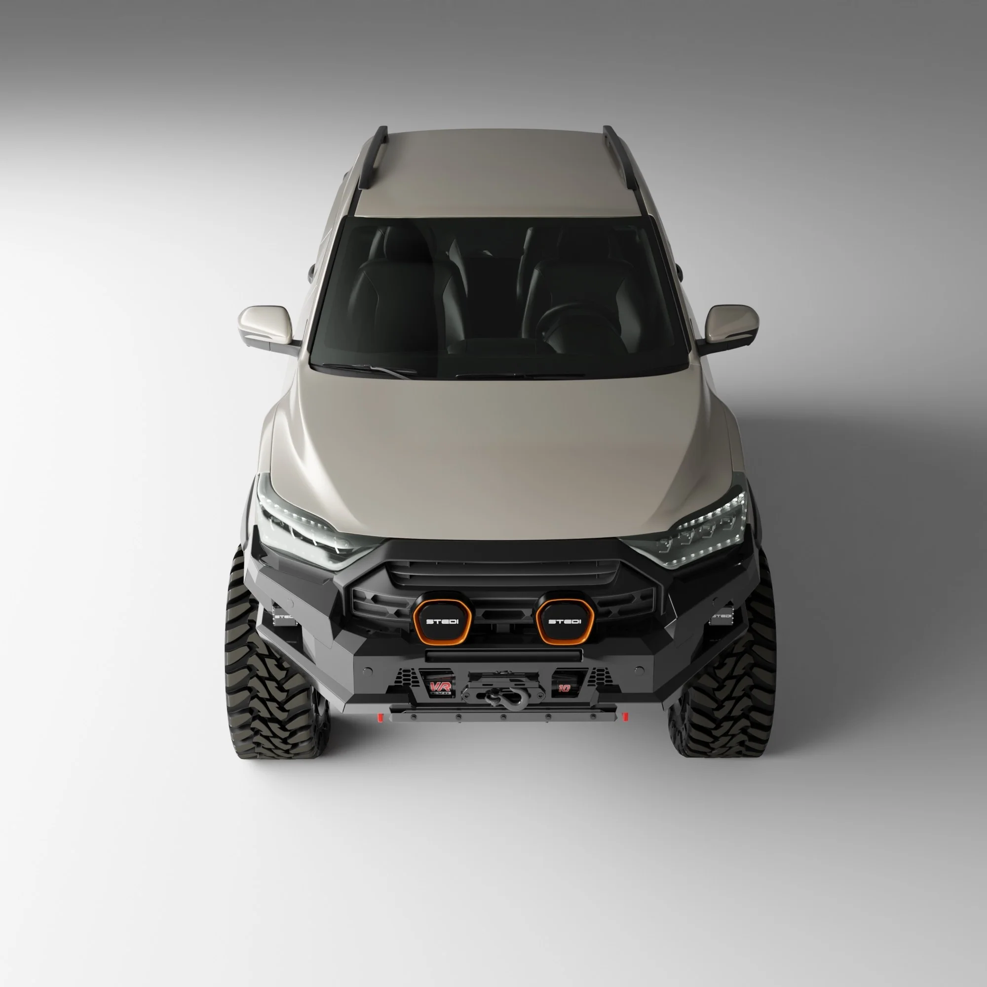 PEAK R1 NightHawk Steel Bull Bar For KGM SsangYong Musso Ultimate 2025+ (No Loop) - Image 8