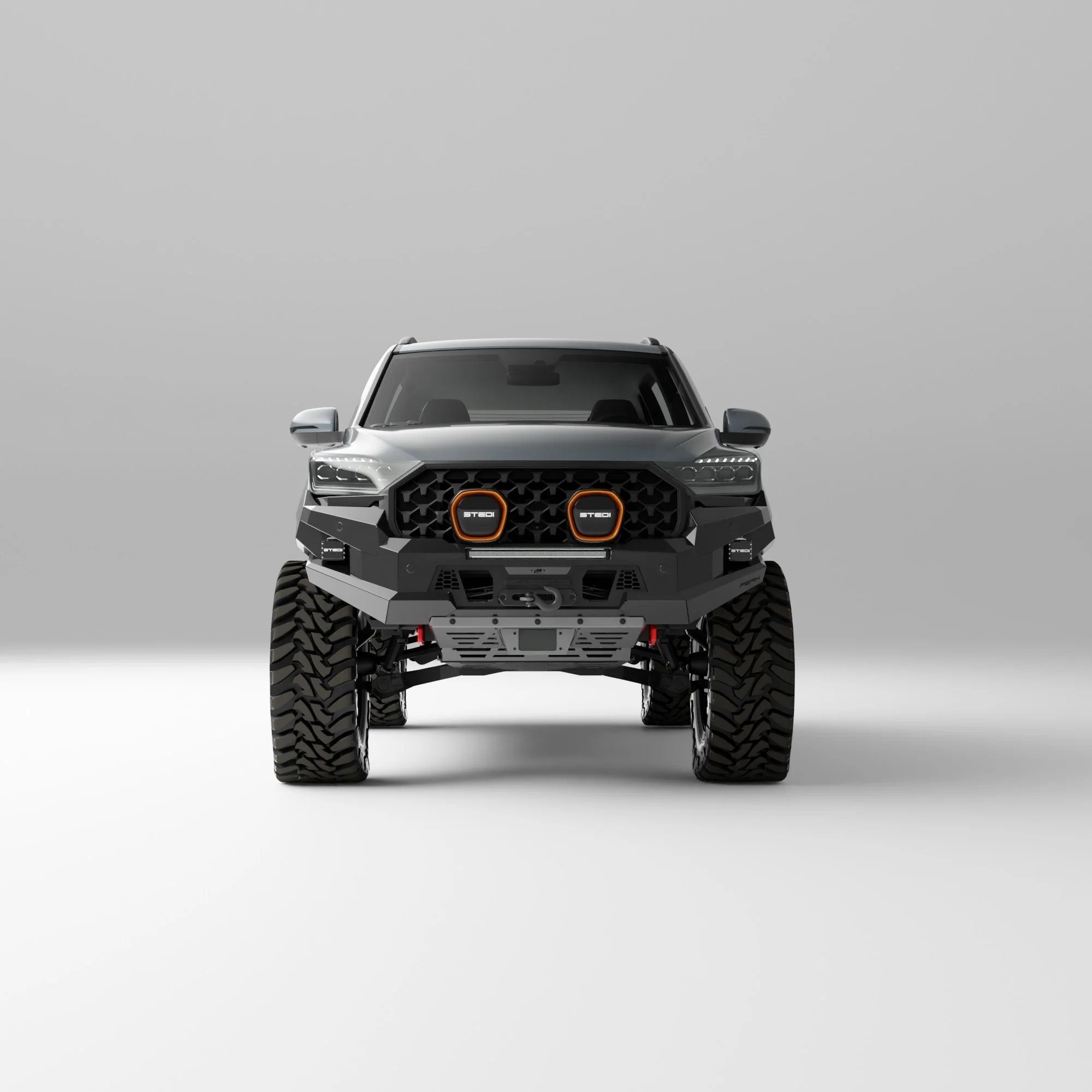 PEAK R1 NightHawk Steel Bull Bar For KGM SsangYong Rexton (No Loop) - Image 10