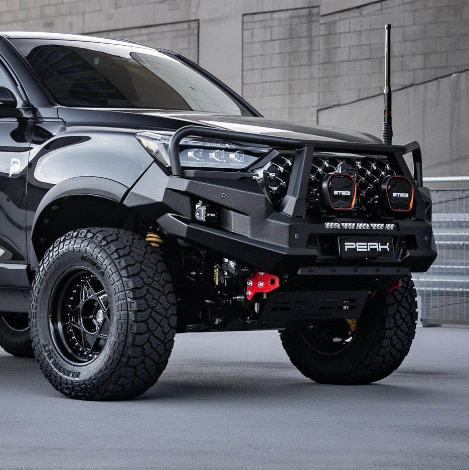 PEAK R1 NightHawk Steel Bull Bar For KGM SsangYong Rexton (Triple Loop) - Image 17