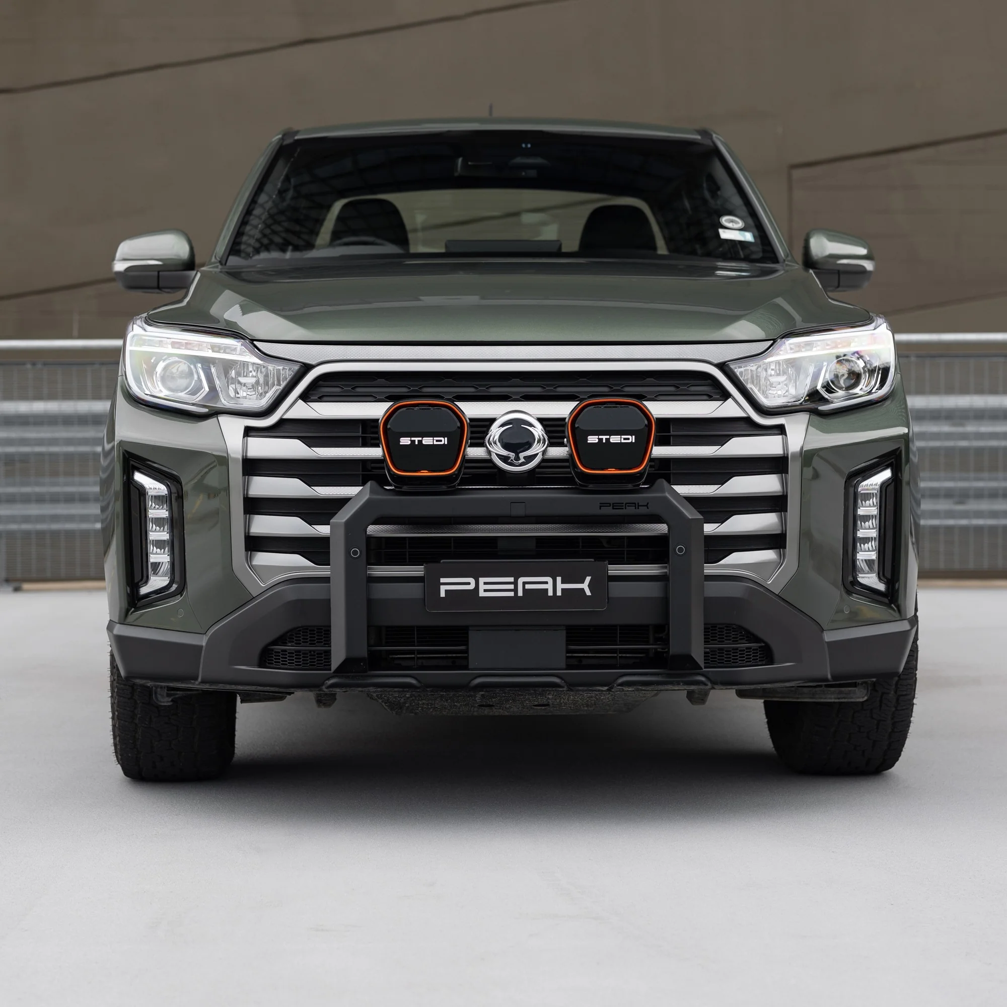 PEAK Steel Nudge Bar For KGM SsangYong Musso - Image 3