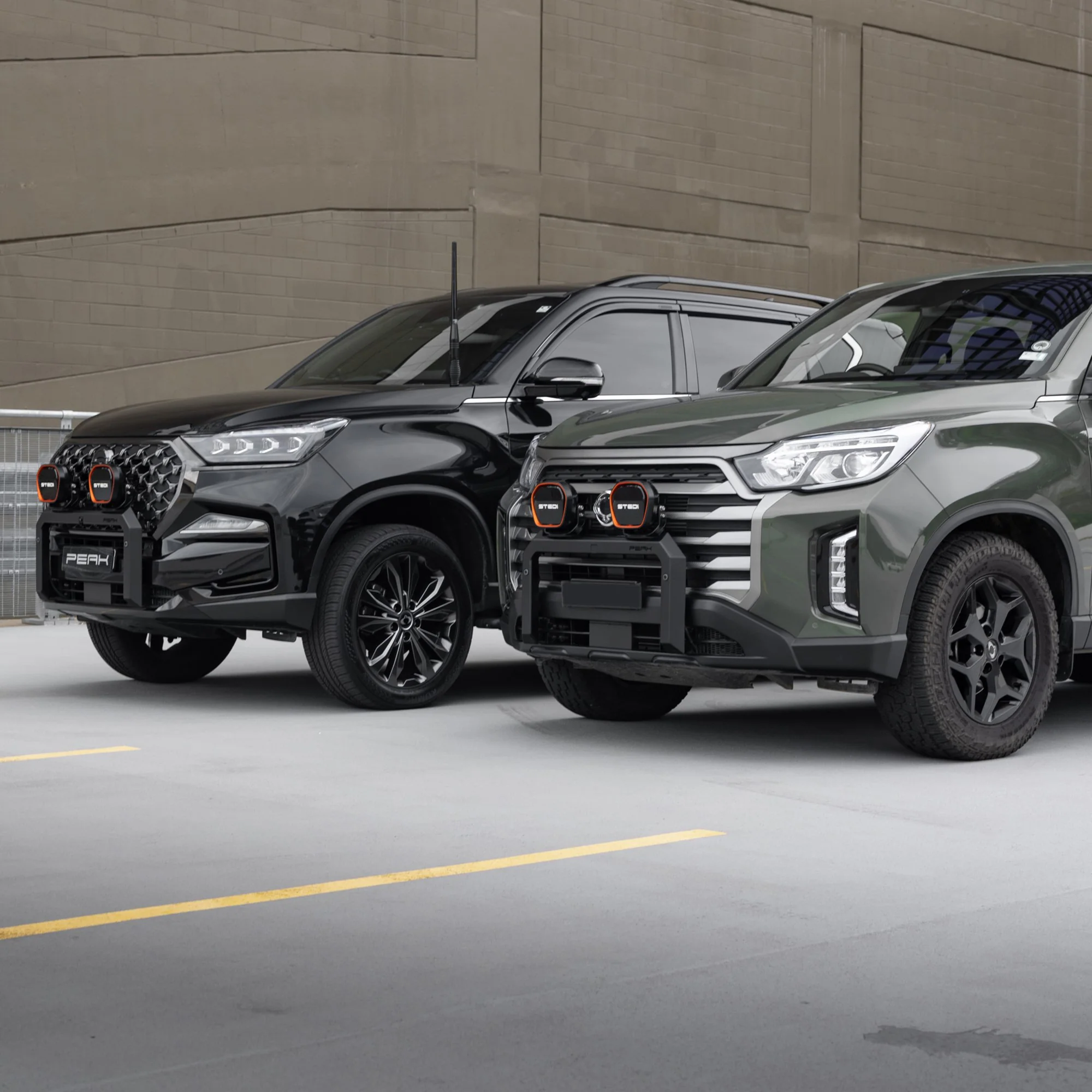 PEAK Steel Nudge Bar For KGM SsangYong Musso - Image 5