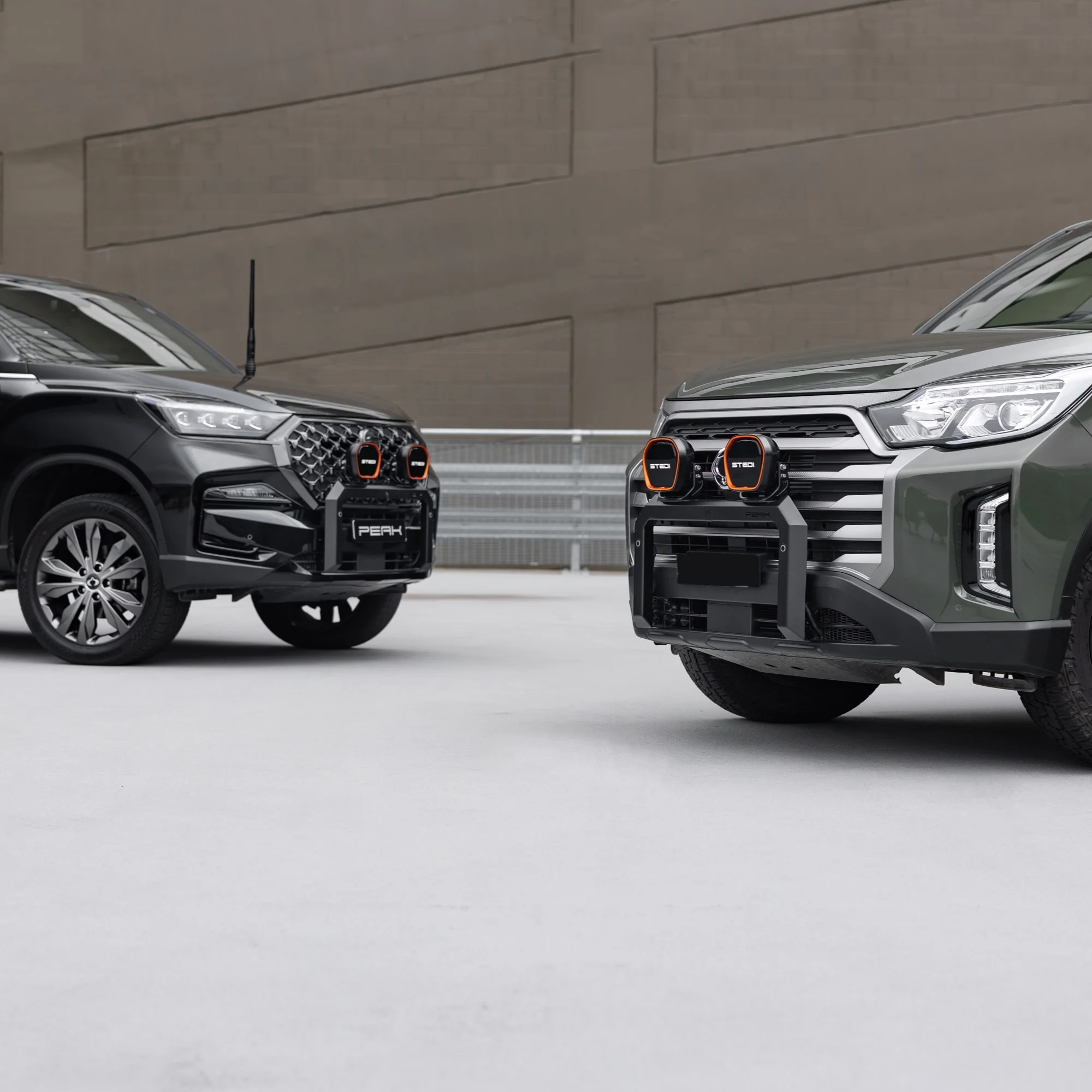 PEAK Steel Nudge Bar For KGM SsangYong Musso - Image 6