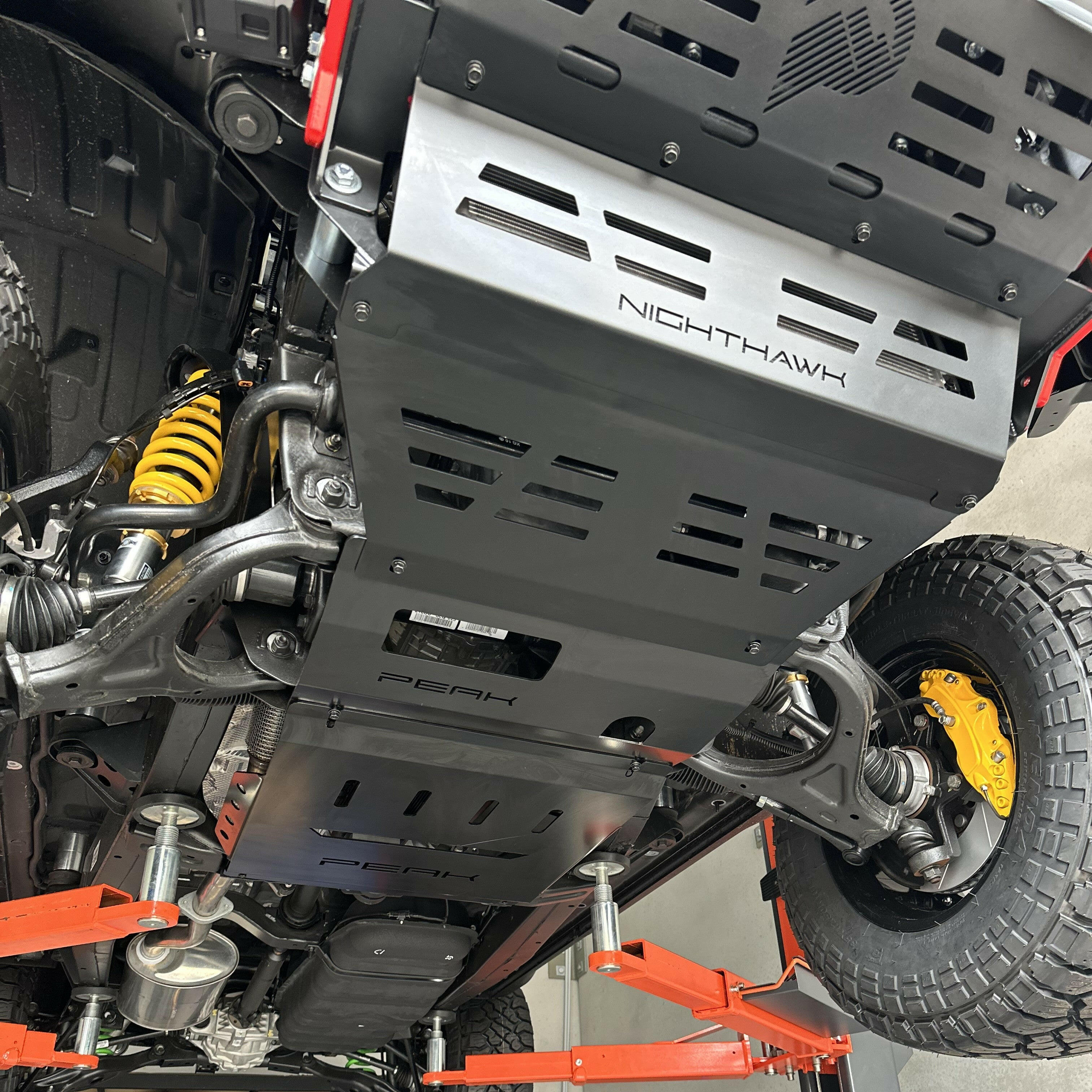 PEAK Steel Skid Plate #2 - Engine (BLACK) for KGM SsangYong Musso & Rexton - Image 3