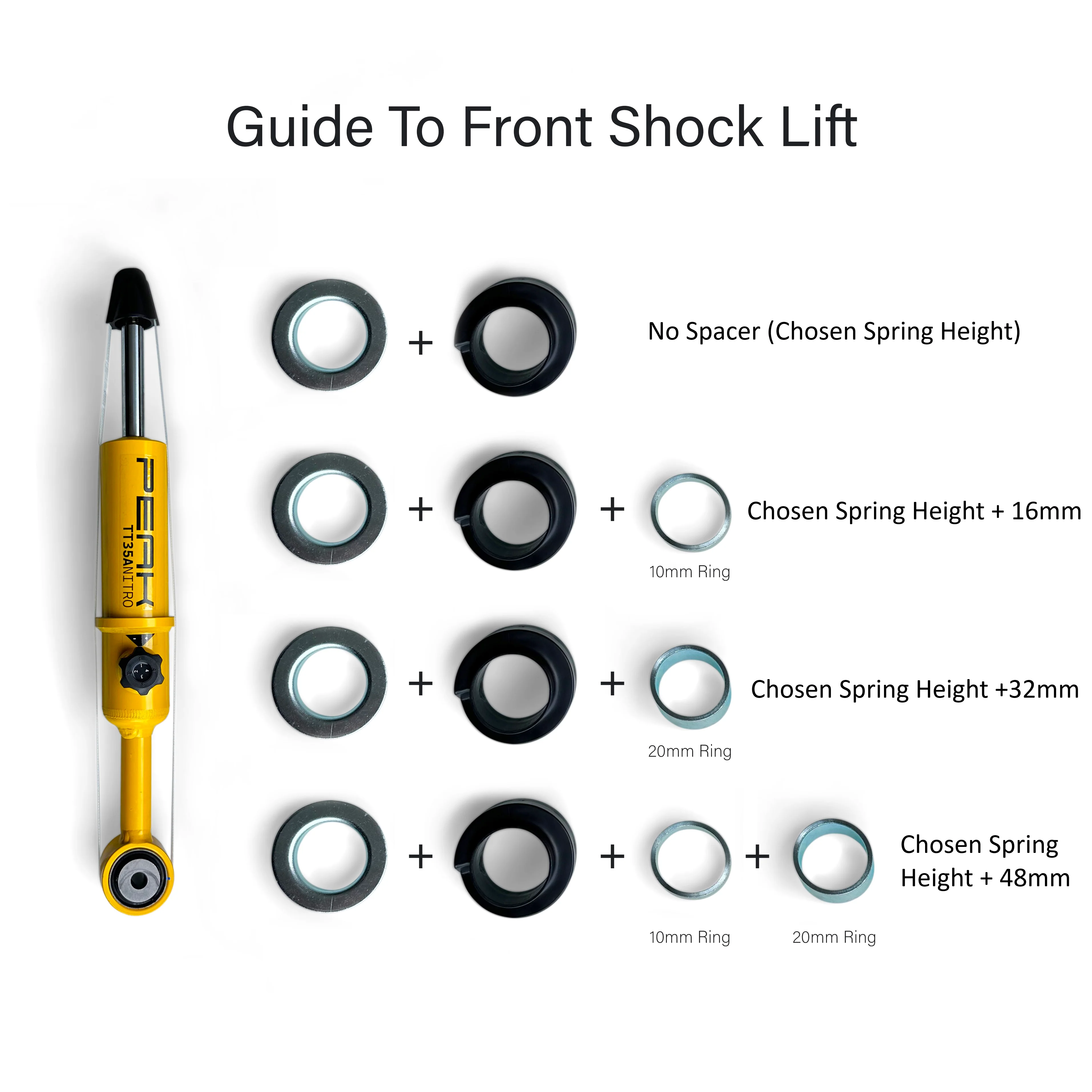 PEAK ULTIMATE 2 Inch Shock & Suspension Combo for KGM SsangYong Rexton - Image 4