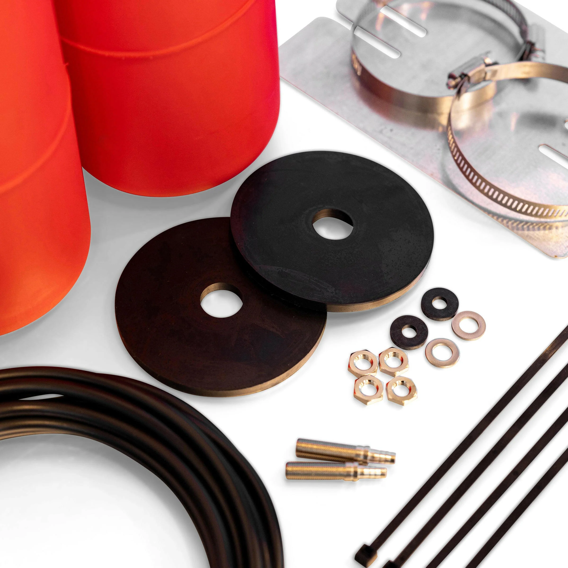 PolyAir Red Series Airbag Kit - Standard Height for KGM SsangYong Musso (Coil) - Image 2