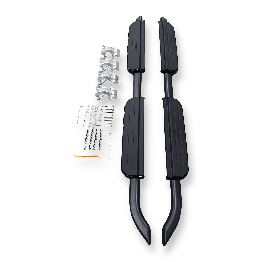 Side Steps for Land Rover Defender 110 / 130 Series (L663) Black - Image 2