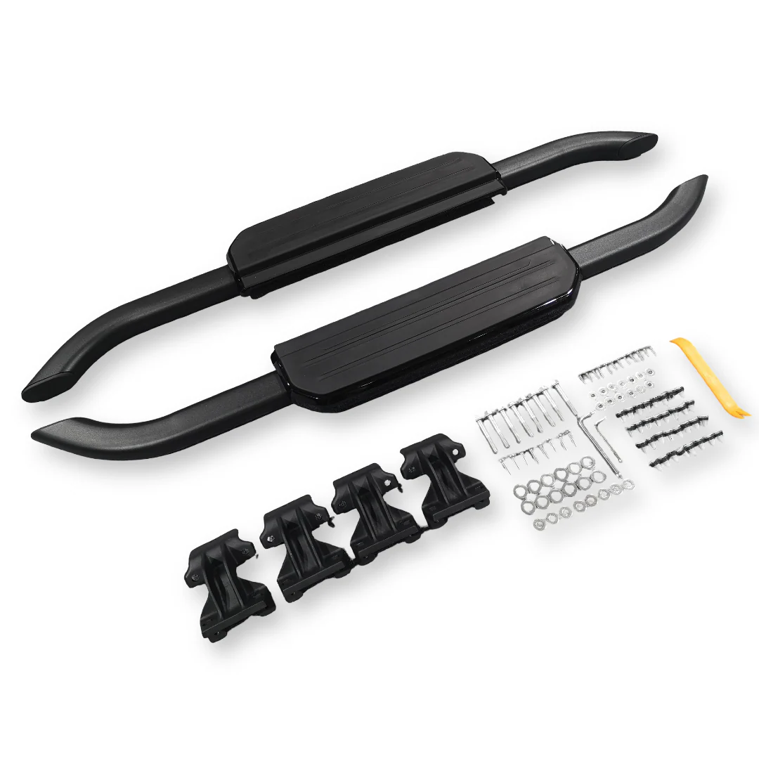 Side Steps for Land Rover Defender 90 Series (L663) Black - Image 2