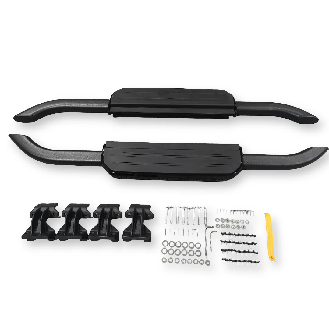 Side Steps for Land Rover Defender 90 Series (L663) Black - Image 3