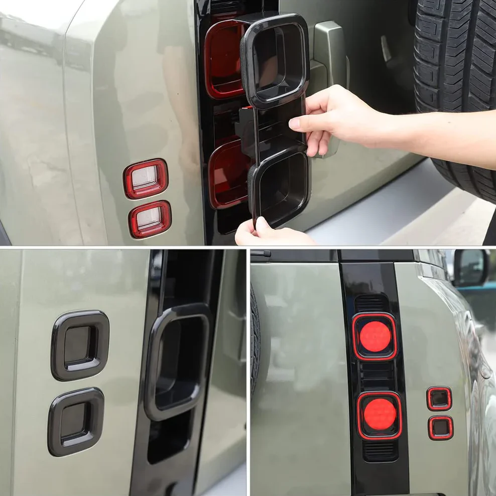 Smoked Tail Light Covers for Land Rover Defender 90 / 110 / 130 (L663) - Image 5