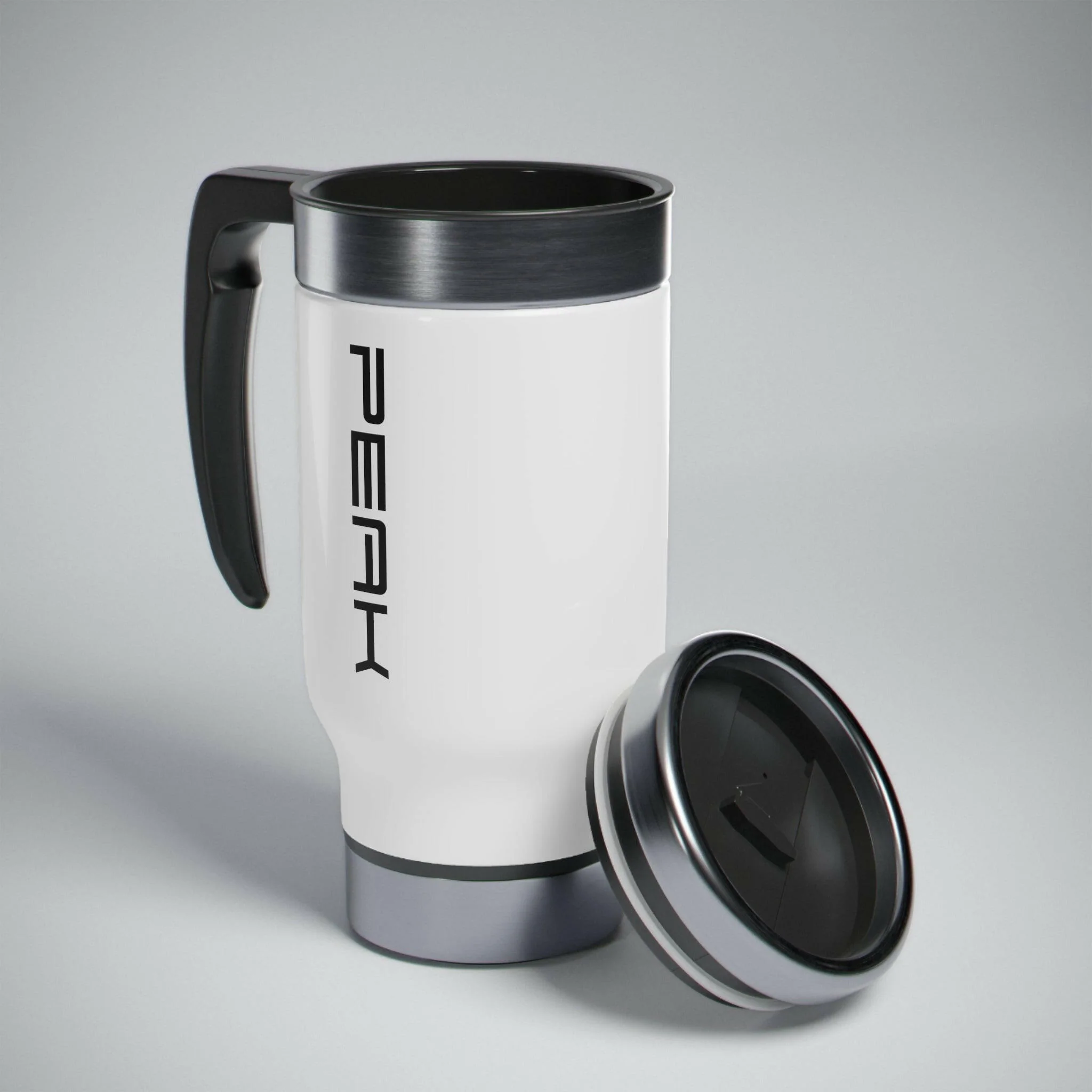 PEAK Stainless Steel Travel Mug with Handle, 415ml - Image 3